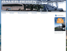 Tablet Screenshot of bauer-omnibus.de